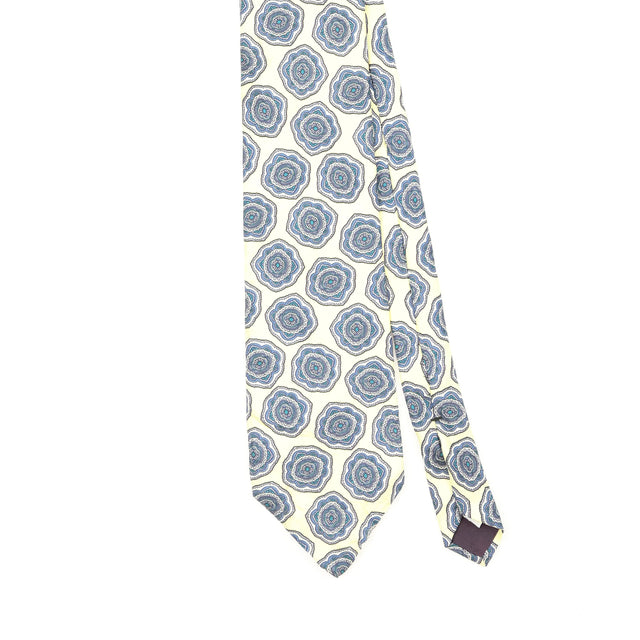 Front Front Detail of Vintage 1990's Gant Geometric Patterned Tie