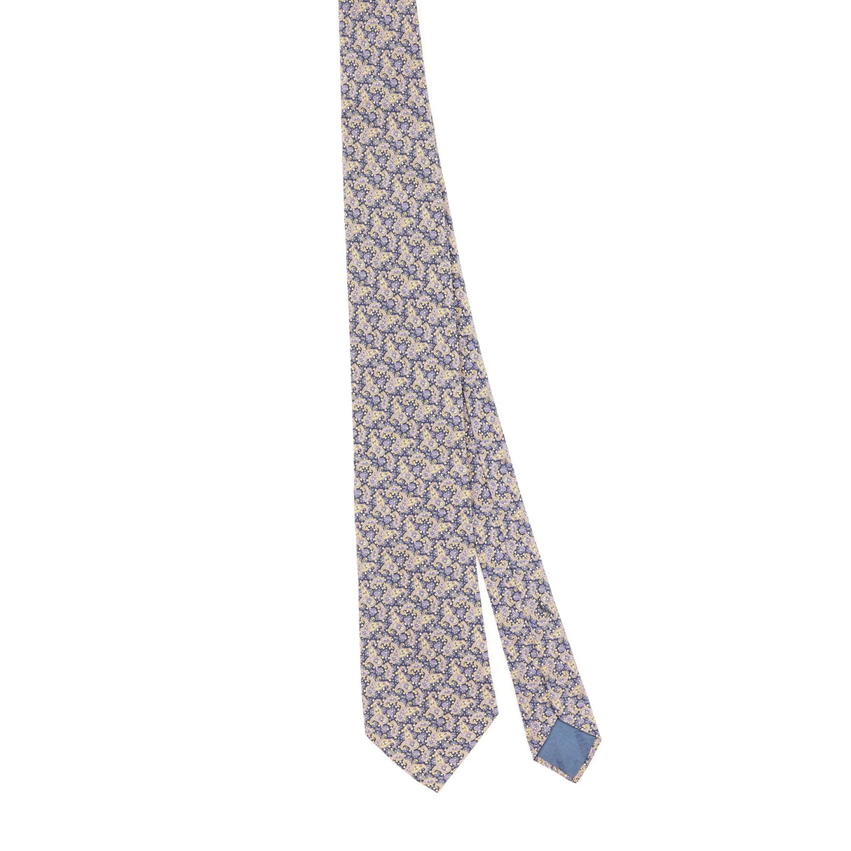 Front of Vintage 1980's Christian Dior Paisley Patterned Tie