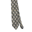 Front Front Detail of Vintage 1990's Geometric Patterned Tie