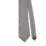 Front Detail of Vintage 1990's Jos. A. Bank Geometric Patterned Tie