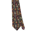 Front Front Detail of Vintage 1990's Croft & Barrow Floral Patterned Tie