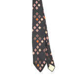 Front Front of Vintage 1980's Christian Dior Geometric Patterned Tie