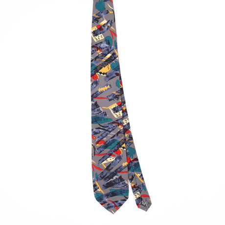 Front Front of Vintage 1990's Ungaro Paris Abstract Patterned Tie