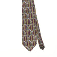 Front Front Detail of Vintage 1990's Bill Blass Paisley Patterned Tie