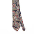 Front Front Detail of Vintage 1990's Paisley Patterned Tie