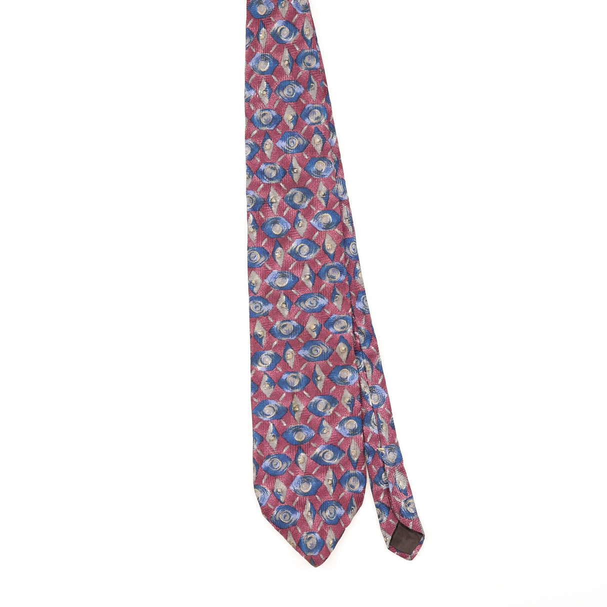 Front of Vintage 1990's Geometric Patterned Tie