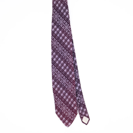 Front Front of Vintage 1980's Geometric Patterned Tie
