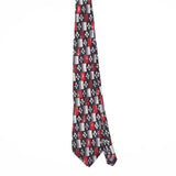 Front Front of Vintage 1990's Check Patterned Tie
