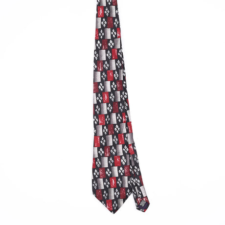Front Front of Vintage 1990's Check Patterned Tie