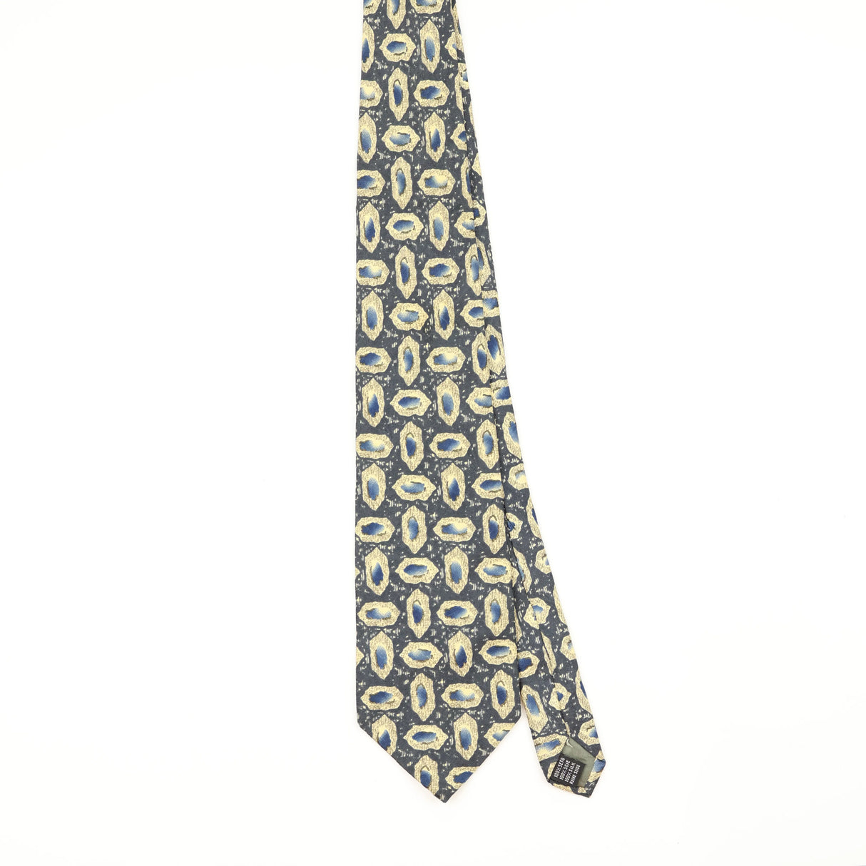 Front Front of Vintage 1990's Jose Piscador Geometric Patterned Tie