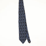 Front Front of Vintage 1990's Oleg Cassini Geometric Patterned Tie