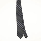 Front Front of Vintage 1990's Ermenegildo Zegna Geometric Patterned Tie
