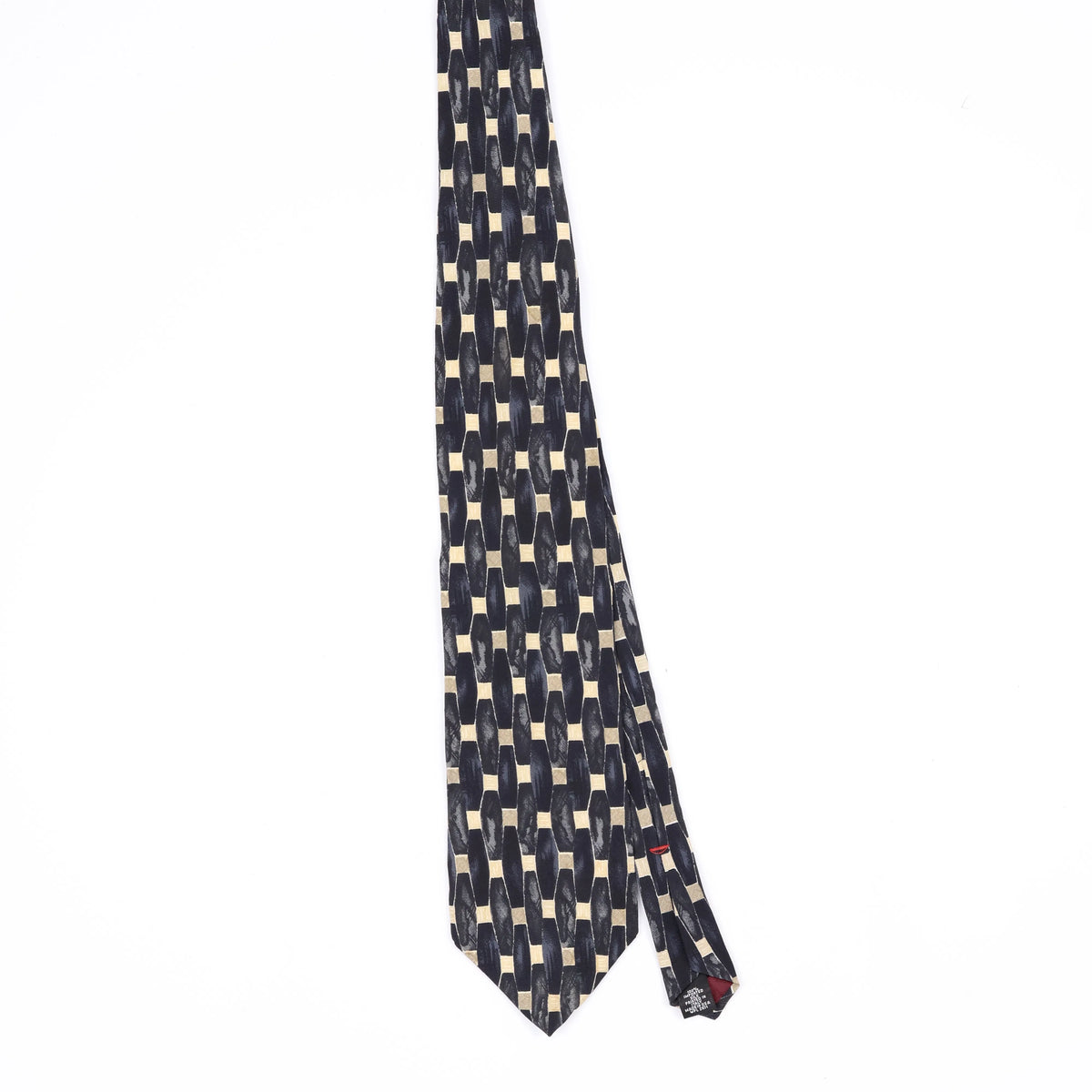 Front Front of Vintage 1990's Croft & Barrow Geometric Patterned Tie