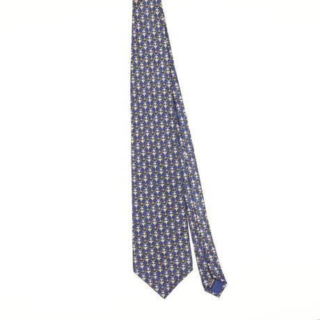 Front of Vintage 1990's Geometric Patterned Tie