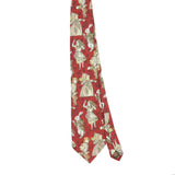 Front Front of Vintage 1990's Alice In Wonderland Cartoon Patterned Tie