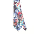 Front Front Detail of Vintage 1990's Manhattan Floral Patterned Tie