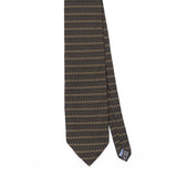 Front Front Detail of Vintage 1990's Alexander Julian Geometric Patterned Tie