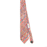 Front of Vintage 1990's Oleg Cassini Striped Patterned Tie