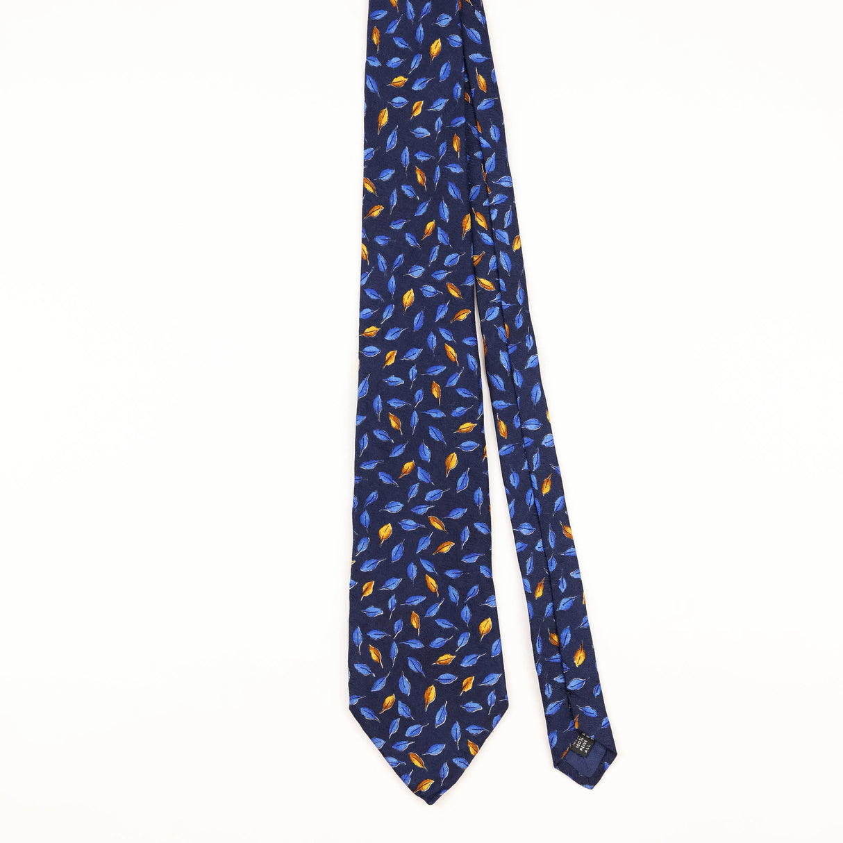 Front of Vintage 1990's Nordstrom Leaf Floral Patterned Tie
