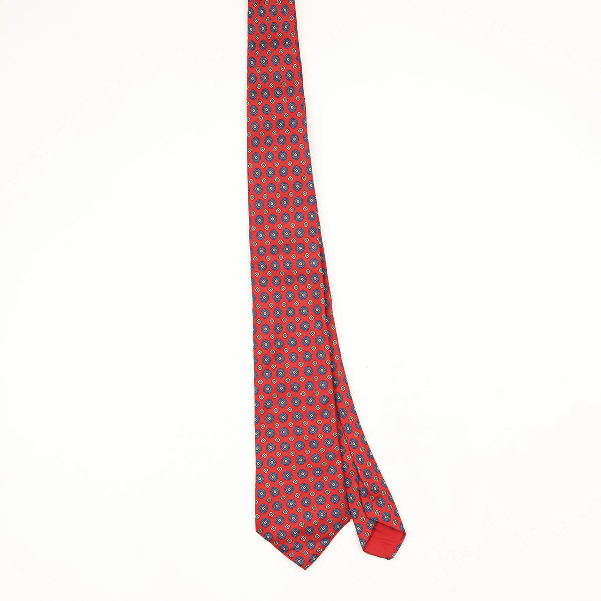 Front Front of Vintage 1990's Hardy Amies Geometric Patterned Tie