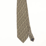 Front Front Detail of Vintage Abstract Patterned Tie