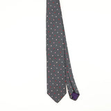 Front Front of Vintage 1990's Pierre Balmain Polka Dot Patterned Tie