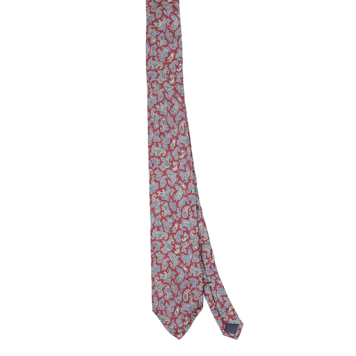 Front Front of Vintage 1990's Paisley Patterned Tie