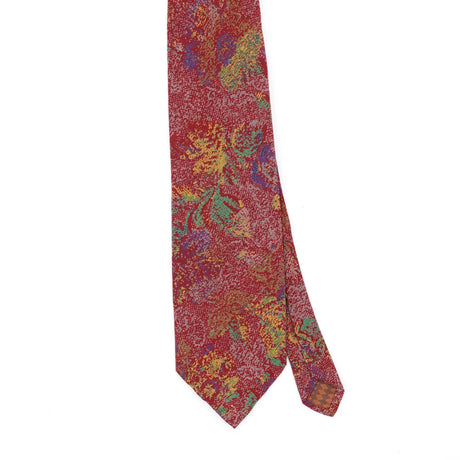 Front Front Detail of Vintage 1990's Abstract Patterned Tie