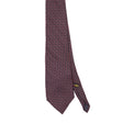 Front Front Detail of Vintage 1980's Foulard Paisley Patterned Tie