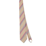 Front of Vintage 1980's Carven Striped Patterned Tie