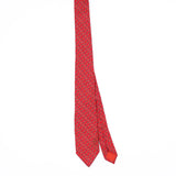 Front Front of Vintage 1990's Celine Chains Geometric Patterned Tie