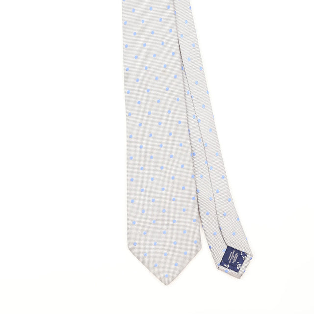 Front Detail of Vintage Charles Tyrwhitt Polka Dot Patterned Tie