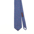 Front Detail of Vintage 1990's Yves Saint Laurent Geometric Patterned Tie