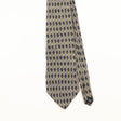 Front Detail of Vintage 1990's Henry Grethel Geometric Patterned Tie