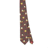 Front Front of Vintage 1990's Addiction Garfield Cartoon Patterned Tie
