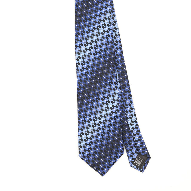 Front Front Detail of Vintage Van Heusen Geometric Patterned Tie