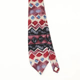 Front Front Detail of Vintage 1990's Pierre Cardin Abstract Patterned Tie