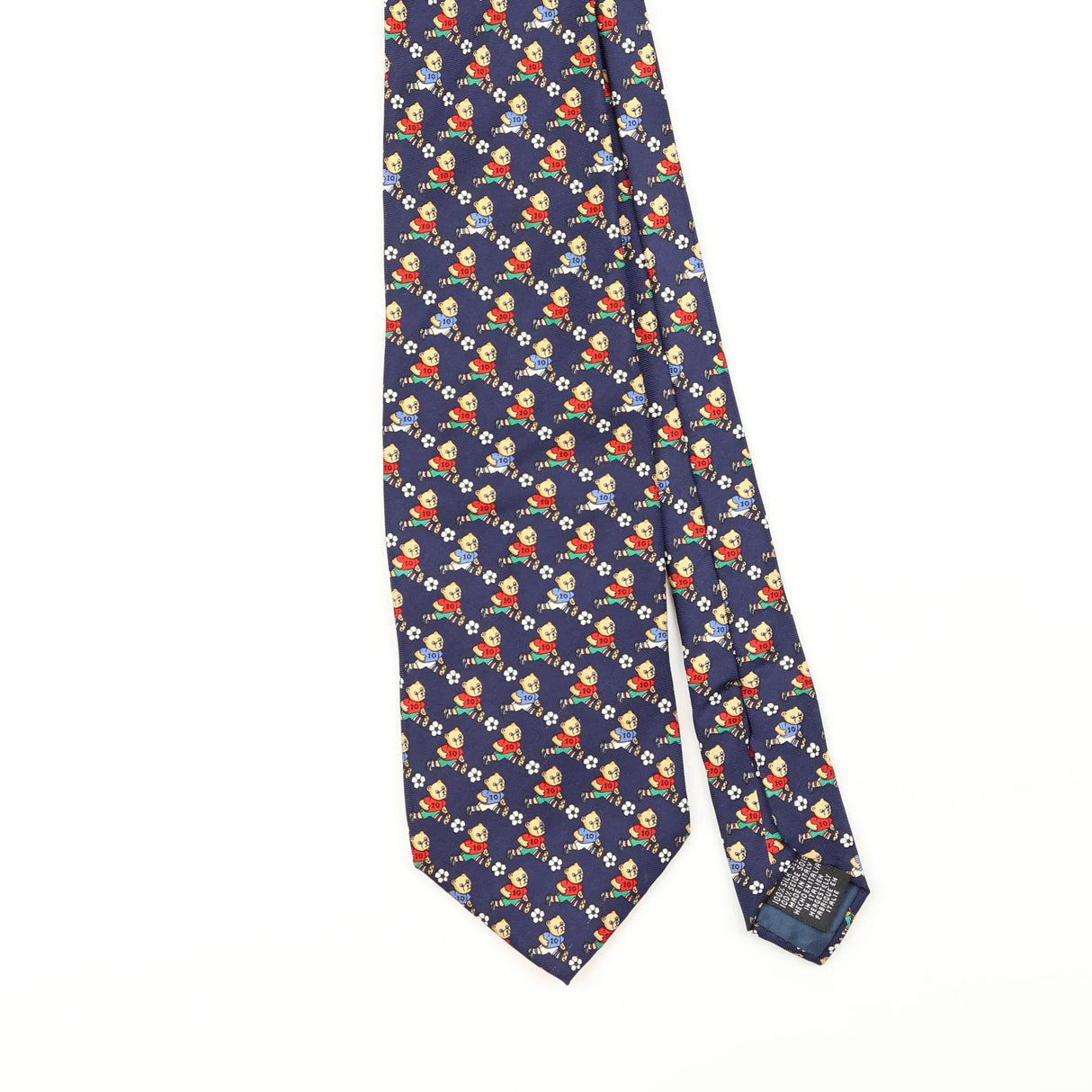 Front Detail of Vintage 1990's Tie Rack Beaufort Geometric Patterned Tie