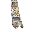 Front Front Detail of Vintage 1990's Looney Tunes Sylvester Cartoon Patterned Tie