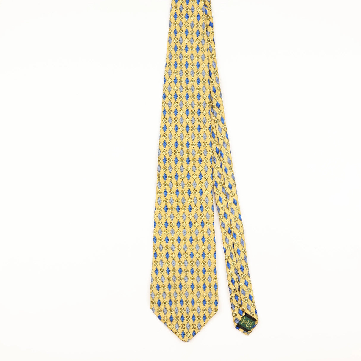 Front of Vintage 1990's Club Room Geometric Patterned Tie