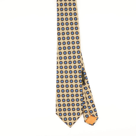 Front of Vintage 1980's Bert Pulitzer Polka Dot Patterned Tie