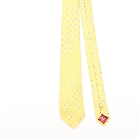 Front Detail of Vintage Chaps by Ralph Lauren Polka Dot Patterned Tie