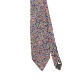 Front Detail of Vintage 1990's Ferrell Reed Paisley Patterned Tie