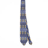 Front Front of Vintage Ketch Geometric Patterned Tie
