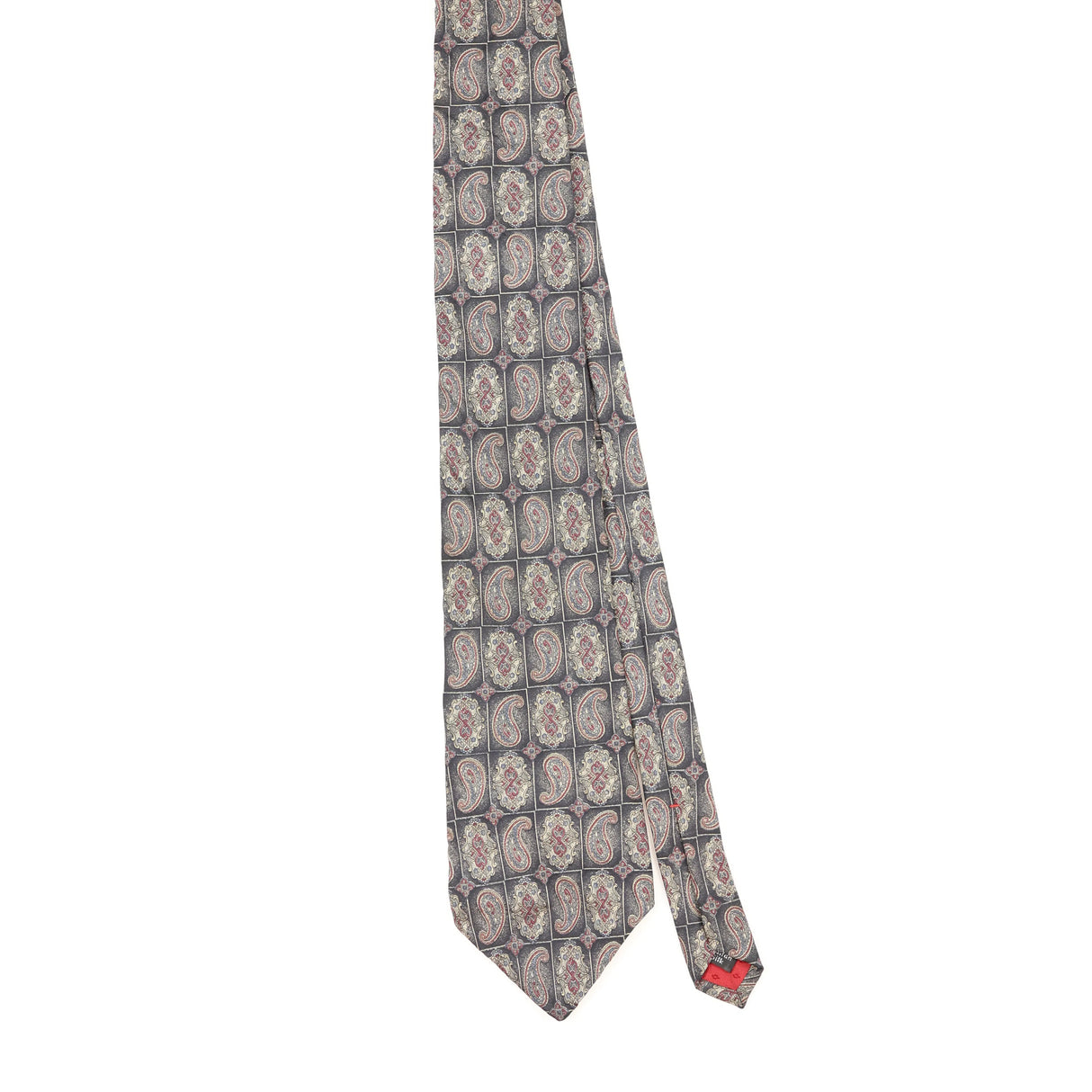 Front Front of Vintage 1990's Paisley Patterned Tie