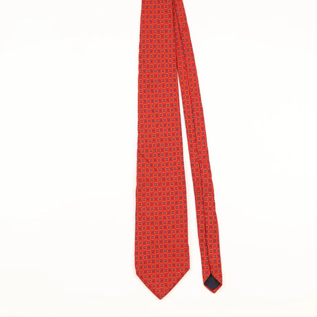 Front of Vintage Brooks Brothers Geometric Patterned Tie