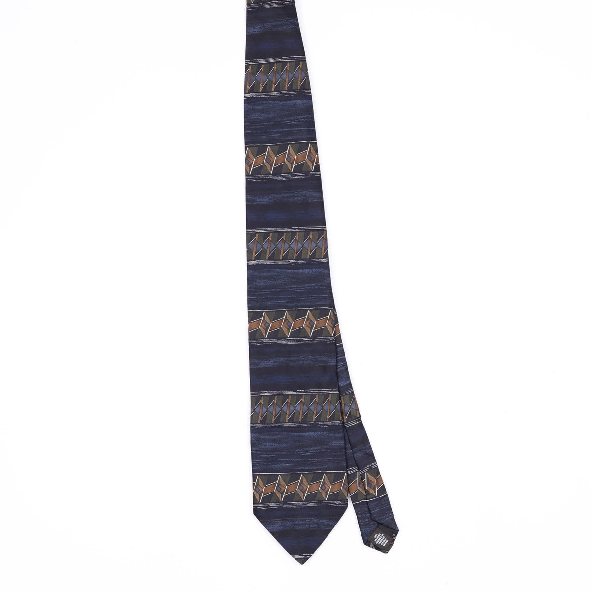 Front Front of Vintage Puritan Striped Patterned Tie