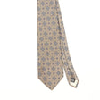 Front Front Detail of Vintage 1990's Oleg Cassini Geometric Patterned Tie