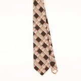 Front of Vintage 1980's Geometric Patterned Tie