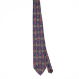 Front Front of Vintage 1990's Bill Blass Geometric Patterned Tie